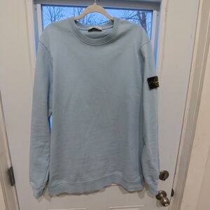 Stone Island Baby Blue Sweater